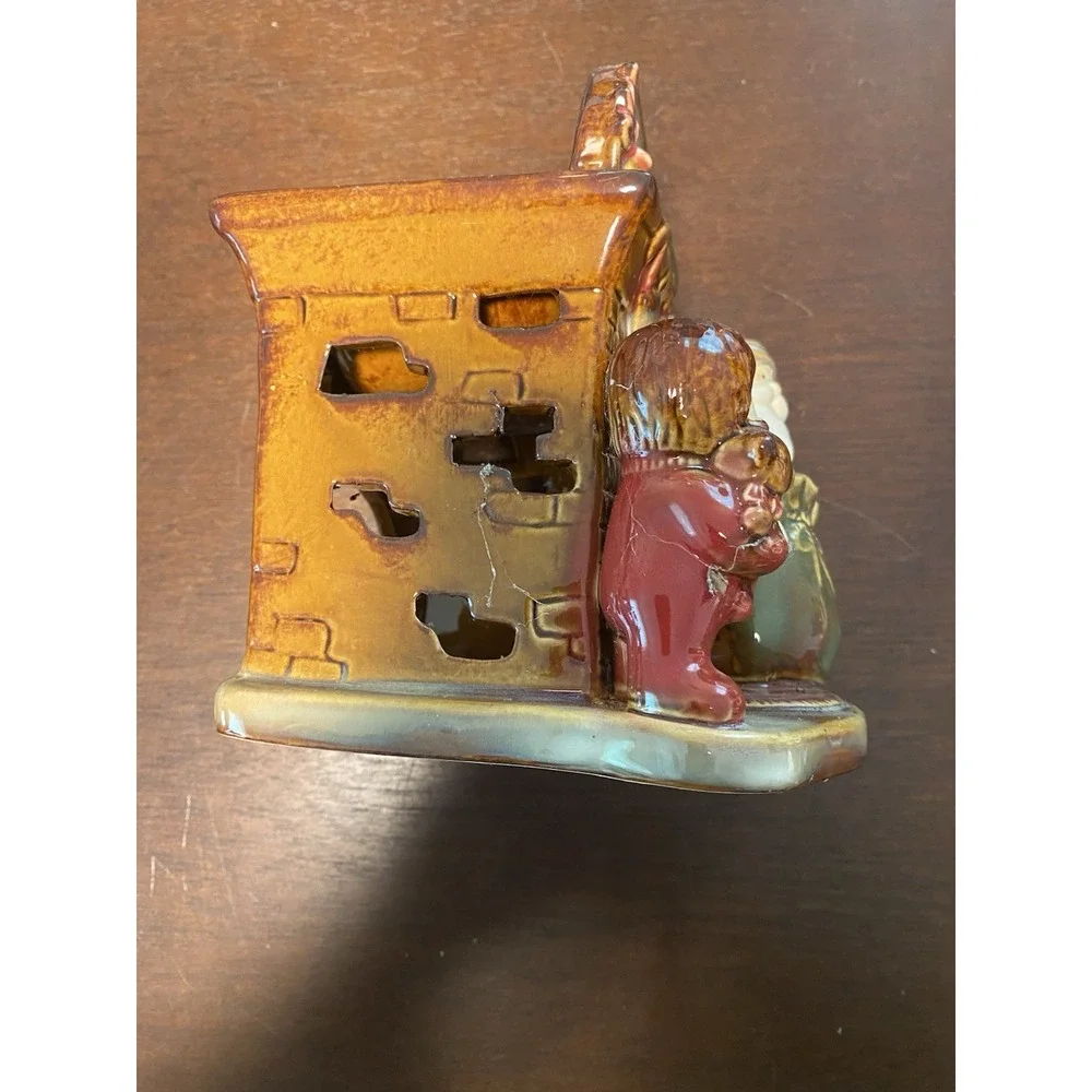 Yankee Candle Wax Warmer Santa Mantel‎ By Ronnie Walter Yankee Candle Exclusive